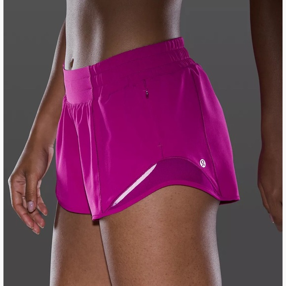Lululemon Hotty Hot Short 2.5” * Ripened Rasberry - Picture 2 of 5